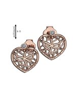 Orecchini Gemoro Donna in Oro rosa Diamante 0.01 Ct OB809ROS - OB809ROS